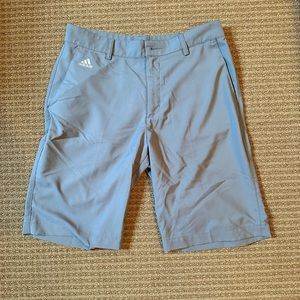 Men’s Adidas Golf Shorts ClimaLite Gray Size 30 Waist